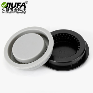 Grille d'aération en maille respirante à clipser JiuFa pour trou de ventilation rond intégré dans une porte d'armoire en plastique - Product Image 2