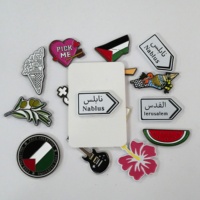 Pin Personalizado con Mapa de Irak y Símbolos de Arabia Saudita, Esmalte Suave Metálico, Electrochapado, con Diseño Patriótico para el Día Nacional, para Bolsos de Teléfono y Ropa