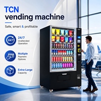 Distributeur automatique de snacks et de boissons TCN US, stock local, livraison rapide en 3 jours, paiement multi-mode pour usage commercial