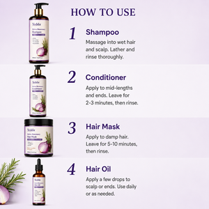 Set de Champú y Acondicionador Natural de Cebolla y Romero con <span class=keywords><strong>Biotina</strong></span>, Aceite Capilar para el Crecimiento del Cabello, Vegano, Sin Sulfatos, Tratamiento Capilar de Marca Privada - Product Image 2