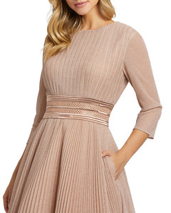 <span class=keywords><strong>Robe</strong></span> de soirée Maxi décontractée à la mode automne personnalisée grande taille Femmes <span class=keywords><strong>Robe</strong></span> élégante plissée étincelante en ligne A - Product Image 5