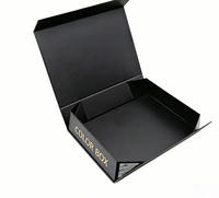 Boîte cadeau rigide carrée magnétique avec logo personnalisé, emballage en carton écologique pour l'exposition de vêtements, chaussures, bijoux, cosmétiques
