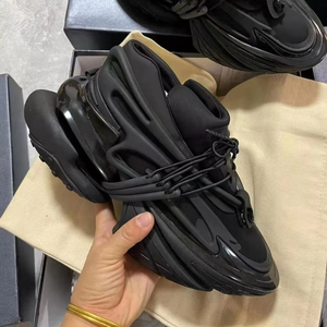 Chaussures de marche de luxe de créateur pour femmes et hommes, marque personnalisée, cuir de vache véritable, baskets épaisses, vente en gros de chaussures de marque de créateur pour hommes - Product Image 5