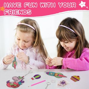 Gem Arts and Crafts for Girls and Boys, Gem Art Kids Diamond Painting Kit, regali di compleanno fai da te artigianato per bambini - Product Image 6