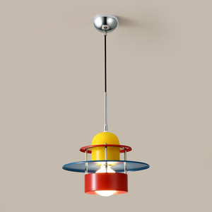 Lampada da soffitto moderna Memphis, lampada colorata in stile crema per camera da letto, simpatico apparecchio di illuminazione per cameretta dei bambini e studio - Product Image 4