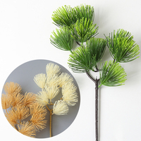 O-X642 En Gros Pas Cher Haute Simulation Pin Branche D'arbre Tropical Plantes Artificielles Décoration pour Arrangement De Fleurs