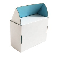 Bande de déchirure adhésive personnalisée à quantité minimale de commande bas ouvert boîte postale en carton auto-scellante pour emballage cadeau