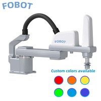 Robot SCARA 4 axes FOBOT, charge utile 5-10 kg, moteur PLC, puissance 2,0 kVA, 220 V, 29 kg, manutention, tri, étiquetage, assemblage, distribution