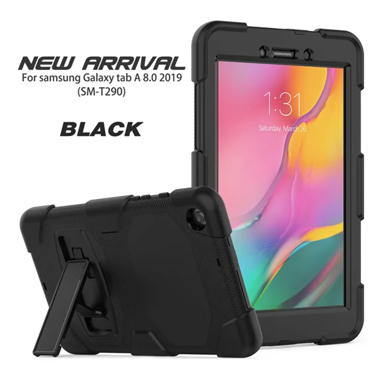 2019 Tablet case For Samsung Galaxy tab a 8.0 2019 t290 black case t295 cover with built-in stand