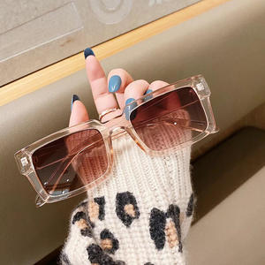 Lunettes de soleil tendance à monture carrée pour femmes, UV400, légères, en PC, style rétro coréen, type 3, J2-2028 - Product Image 1