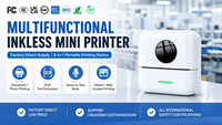 Printer Termal Mini Tanpa Tinta Portabel OCR Suara ke Teks Foto Dokumen Pencetakan Web Printer OEM ODM