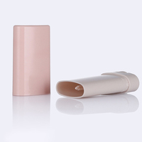 15g Transparent Blanc Bâton En Plastique Récipient En Plastique Vis Rouleau Déodorant Conteneur Personnalisé Couleur Déodorant Bâton Bouteille