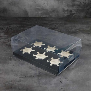 Wholesale Cupcake <b>Boxes</b> With 2/4/6 Hole Baking Muffin Box Food Grade Transparent Cake Box - Product Image 6