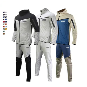 Conjunto Deportivo Personalizado con Cremallera, Corte Ajustado, Franjas Laterales, Ropa Deportiva Informal, Cómoda, Suave y Transpirable - Product Image 6