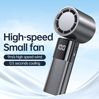 Ventilateur portable AntarcChill mini USB rechargeable, design sans pales, pour usage extérieur et domestique, électrique, alimenté par batterie