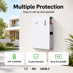 Batterie au lithium fer phosphate empilable 5 kWh CFE-WL-5 avec BMS intelligent et CAN pour stockage solaire domestique – Vente directe usine - Product Image 5