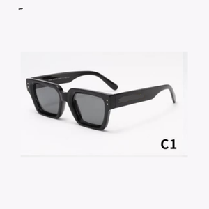 Stylish Black Retro Square Sunglasses with UV400 Lenses Advanced UV Resistance Natural Fashionable Design - Product Image 1