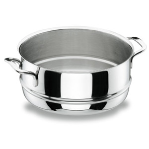 Casseruola a vapore Gourmet da 10 pollici in acciaio inossidabile per cuocere verdure e frutti di mare - Product Image 1