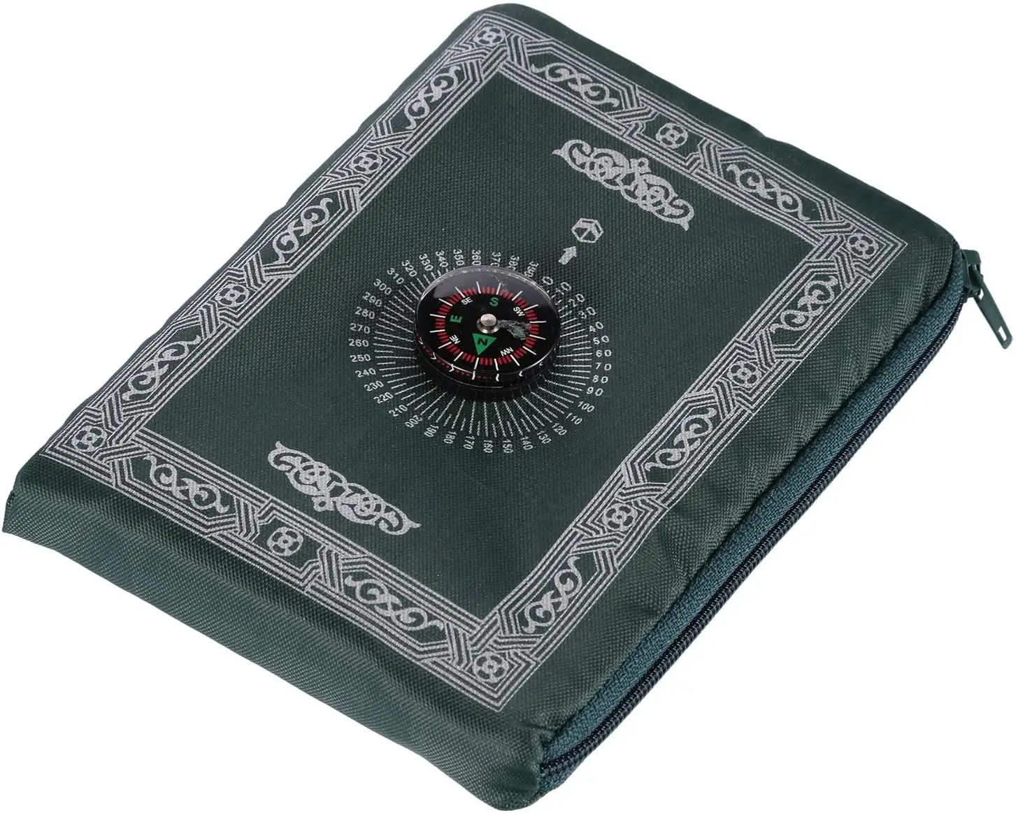 Дорожный муслиновый молитвенный коврик с компасом, портативный нейлоновый водонепроницаемый исламский молитвенный коврик карманного размера