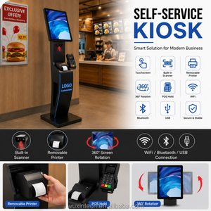 Kiosco <span class=keywords><strong>de</strong></span> Autoservicio para Restaurantes - Terminal <span class=keywords><strong>de</strong></span> Pedidos y Pagos con Pantalla Táctil, Lector <span class=keywords><strong>de</strong></span> Tarjetas <span class=keywords><strong>de</strong></span> Crédito NFC, Punto <span class=keywords><strong>de</strong></span> Venta para Comida Rápida, Kiosco <span class=keywords><strong>de</strong></span> Comida Prefabricada - Product Image 2