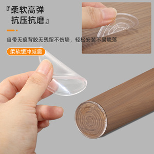 Silicone <b>Door</b> Handle Anti Collision Pads Adhesive Cabinet <b>Door</b> Protective Covers Minimalist Design Eco Friendly - Product Image 3