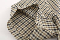 T-shirt d'été personnalisé pour homme, coupe courte, boutonné, tricoté uni, manches courtes, 100 % coton, brodé