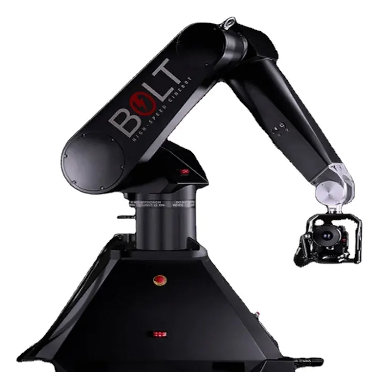 고속 카메라 움직임을 위한 로봇 크레인이있는 Cinebot KUKA KR20 R1810 6 축 산업용 로봇 볼트 Cinebot