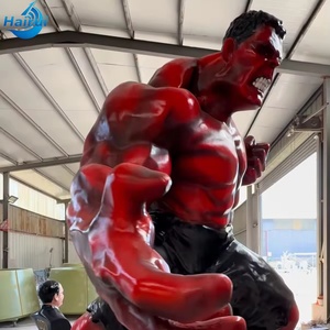 Grande Statua di Personaggio d'Azione per Esterni, Scultura Decorativa per Centro Commerciale, Parco, Monumento, Opera d'Arte Pubblica, Sculture di <span class=keywords><strong>Hulk</strong></span> e Uomo Verde - Product Image 2