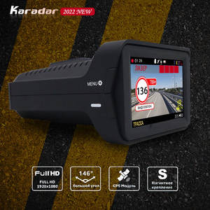 Karadar K328SG Combo 3 en 1 Détecteur Antiradar GPS Caméra embarquée 3.0 pouces Écran LCD Noir Caméra de tableau de bord <span class=keywords><strong>Radar</strong></span> Signature Boîte noire de voiture - Product Image 5
