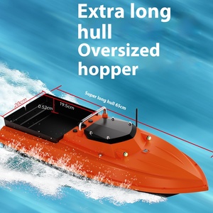 Nouveau bateau <span class=keywords><strong>de</strong></span> pêche en plastique 12 volts haute vitesse et haute puissance avec double antenne, pour la distribution automatique <span class=keywords><strong>de</strong></span> leurres artificiels à grande échelle - Product Image 2