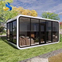 Cabine de Luxe en Aluminium de 20 pieds, Modèle Conteneur Personnalisé, Préfabriquée pour Hôtels, Maison Portable, Cabine Modulaire, Maison Mobile, Cabine Apple