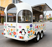 Nouveau style de cuisine entièrement équipée électrique mini camion de nourriture mobile camion de nourriture de crème glacée remorque pour la vente aux états-unis