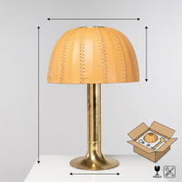 Lampe de table avec abat-jour en forme de citrouille, lampe de chevet créative, lumière de lecture, lumière d'ambiance chaude pour la chambre à coucher