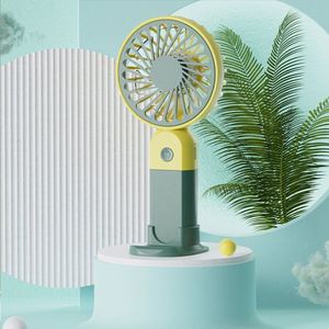 Mini 3-Speed Rechargeable Portable Handheld Plastic Fan <b>Hook</b> Design Type-C USB Battery for Household Outdoor Car Hotel Use - Product Image 2