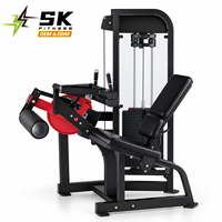 SK Commercial Gym Equipment Machines Pin Loaded Seated Leg Curl Machine Hamstring Curl Training for Fitness Club And Gym Buyers