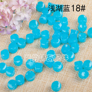 Acrylic Jelly <b>Beads</b> Round 18mm Light Lake <b>Blue</b> For Jewelry Making Bulk Loose <b>Beads</b> DIY Craft Material - Product Image 1