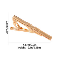 Produits Tendance : Pince à Cravate Simple en Alliage pour Homme – Cadeau Idéal Fête des Pères, Accessoire de Décoration pour Cravate de Mariage