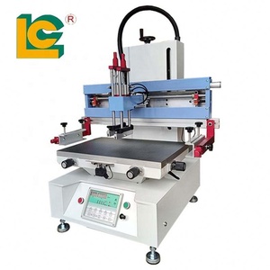 New Design Flat Vacuum Screen Printer Paper Film Pvc Sticker Printing Semi Automatic Desktop Plane Screen Printing Machine