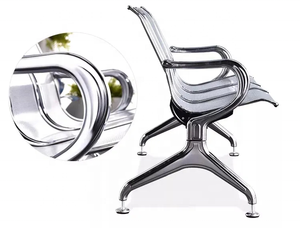 Public surface En Métal Cadre 1.5mm l'aéroport d'attente chaise 1-5 Places Accompagner Attendre Chaise - Product Image 6