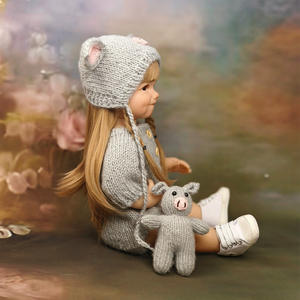 <span class=keywords><strong>Muñeca</strong></span> Matryoshka Sonriente Reborn, Juguete de PVC Plástico, Modelo Realista, Resistente al Agua, Juguete de Baño, Regalo Perfecto para Niñas - Product Image 6