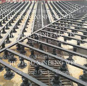 Ayarlanabilir zemin kaplaması kiriş kaide çatı bahçe parkı için kendinden tesviye kaide XF-T205G-2 150-230mm - Product Image 5