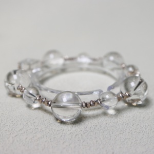 Bracelet en cristal blanc <span class=keywords><strong>de</strong></span> qualité supérieure, guérisseur <span class=keywords><strong>de</strong></span> <span class=keywords><strong>l</strong></span>'<span class=keywords><strong>âme</strong></span>, perles <span class=keywords><strong>de</strong></span> quartz clair naturel, géométrie sacrée Reiki, chakra, pierres <span class=keywords><strong>de</strong></span> guérison spirituelle - Product Image 6