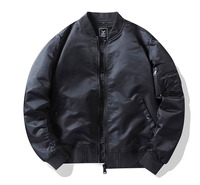 Veste de bombardier de vol pour hommes personnalisée en gros 100% nylon vierge rembourrée d'hiver de style formel avec motif de patchwork enduit