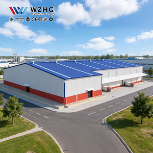 Almacén de Estructura de Acero de Construcción Robusta de 50X100 100X200 Pies, Centro de Logística Industrial, Fábrica Comercial - Product Image 1