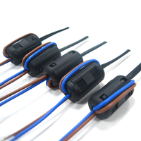 Kustom Pabrik JST VH3.96 2/4Pin pemasangan kabel Ferrite Core UL1007 PVC Female Spade kawat Terminal untuk aplikasi elektronik
