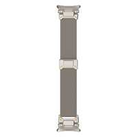 Eraysun Bracelet à boucle milanaise Boucle en maille magnétique Métal Acier inoxydable pour Samsung Galaxy Watch Ultra 47mm Bracelet de montre
