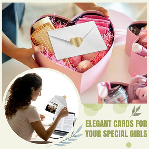 Ensemble de cartes d'invitation de mariage en papier de luxe avec dorure à chaud, personnalisées, pour la fête nuptiale, 'Save the Date' et cadeau pour la fête prénuptiale - Product Image 4