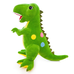 Peluche Dinosaure Mignonne, Jouet en Peluche Doux, Remplissage Coton PP, Poupée Dragon de Dessin Animé pour Cadeau de Fête Enfant - Product Image 1