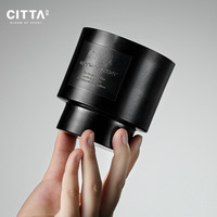 Pots de bougie en verre uniques personnalisés de luxe Bougies parfumées Coffret cadeau avec couvercle et emballage de boîtes