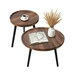 Table basse de salon équilibrée, conçue pour des espaces intérieurs chaleureux, surface durable, design élégant et idéale pour servir des boissons au quotidien - Product Image 1